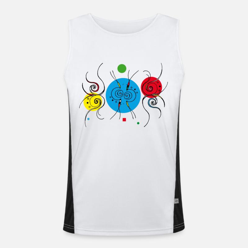 Astral dance Men's Functional Contrast Tank Top 