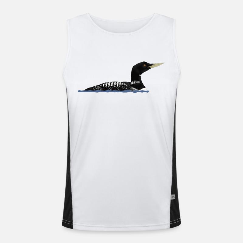 Plongeon à bec blanc Débardeur respirant contrasté Homme 