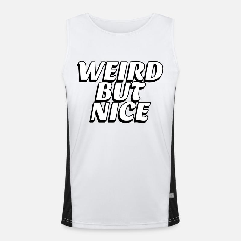 Bizarre mais sympa Débardeur respirant contrasté Homme 