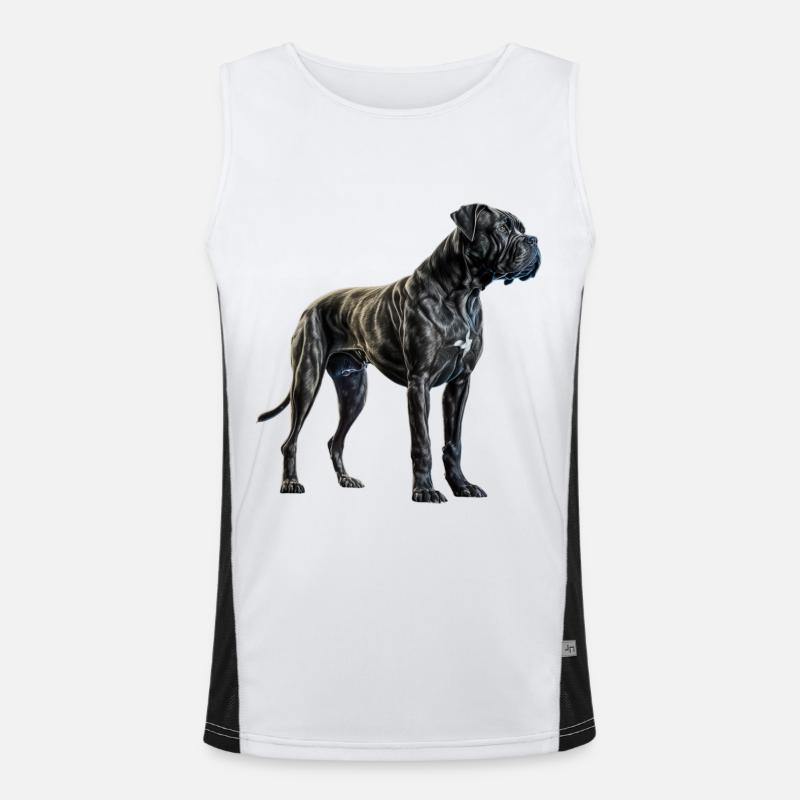 Cane Corso für einen Cane Corso Besitzer Funktionelles Kontrast-Tank Top für Männer 