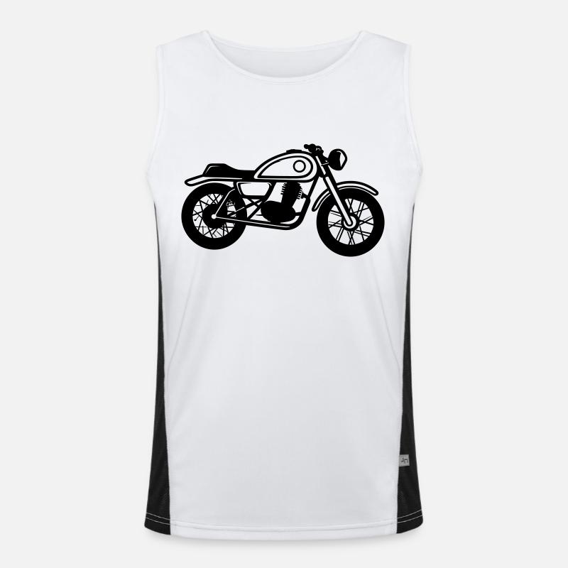 motorcycle Men's Functional Contrast Tank Top 