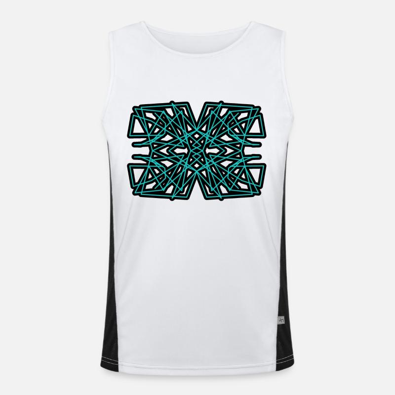 Pattern Men's Functional Contrast Tank Top 