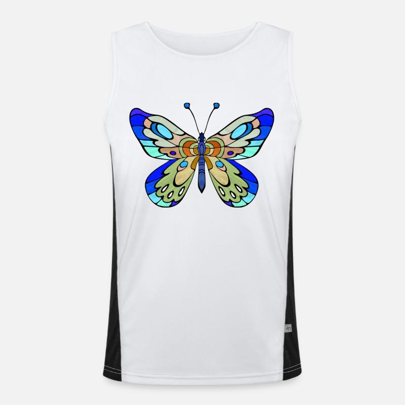Papillon Débardeur respirant contrasté Homme 