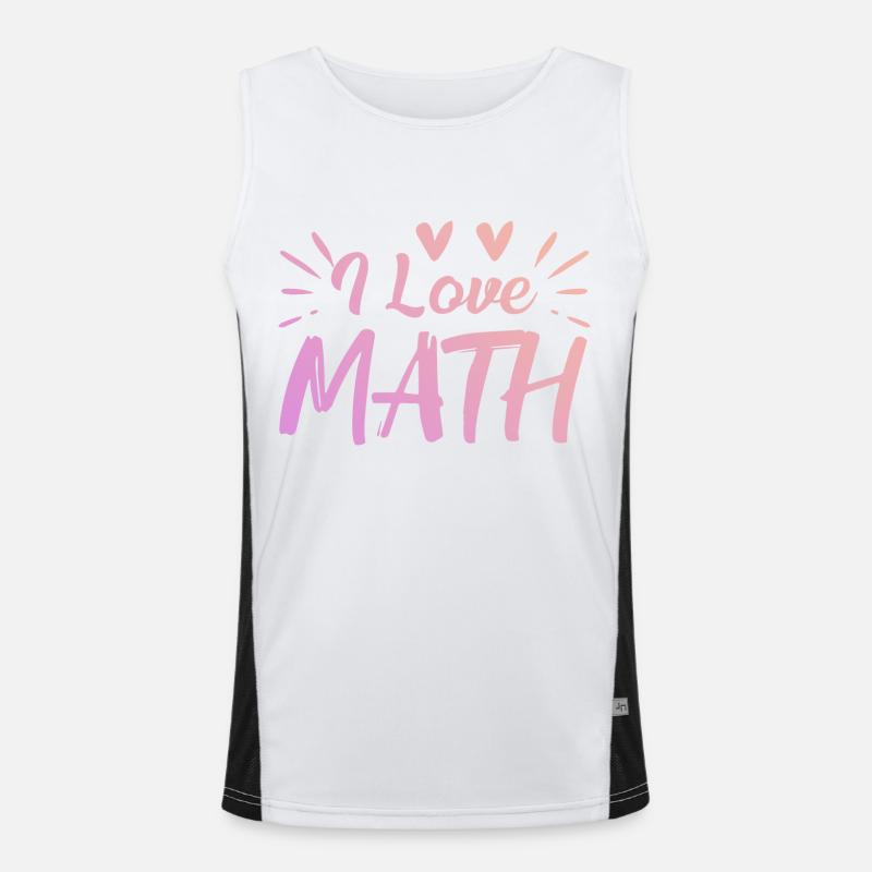 J’adore les maths Débardeur respirant contrasté Homme 