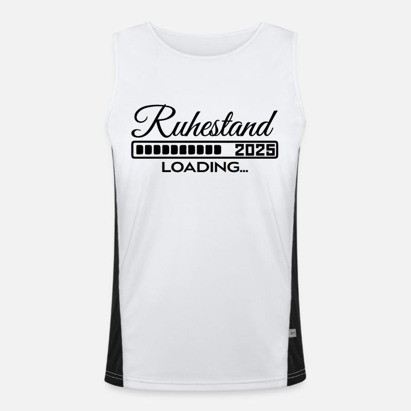 Ruhestand 2025 loading Funktionelles Kontrast-Tank Top für Männer 