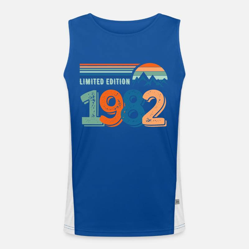 Limited edition 1982 Débardeur respirant contrasté Homme 