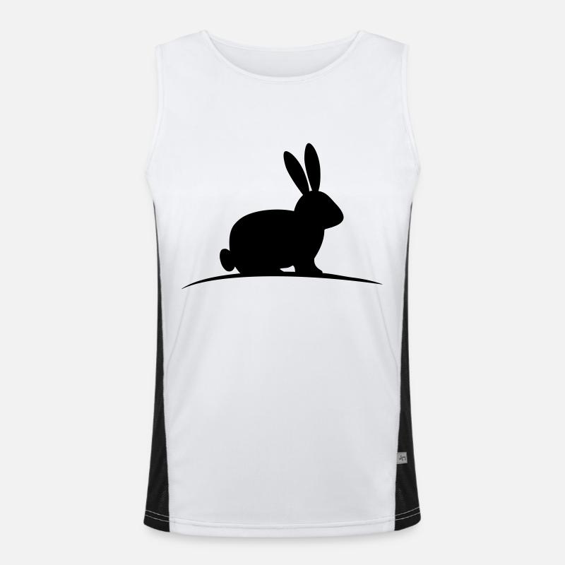 hase Funktionelles Kontrast-Tank Top für Männer 