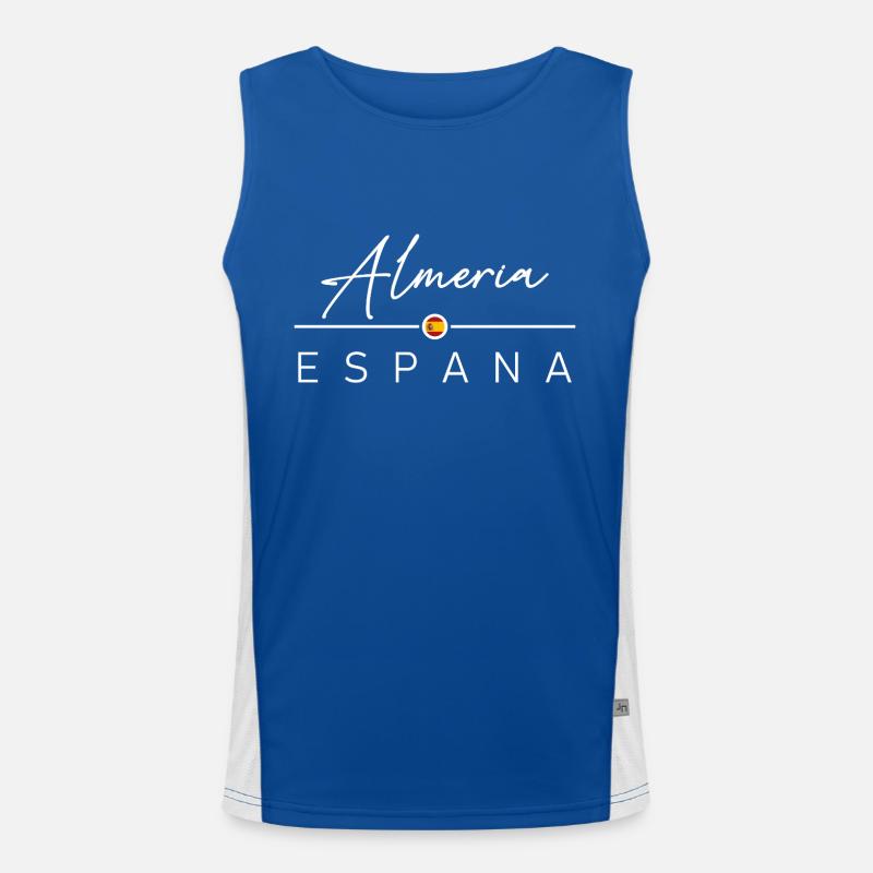 Spain - Almeria - Spanien - Espana Funktionelles Kontrast-Tank Top für Männer 