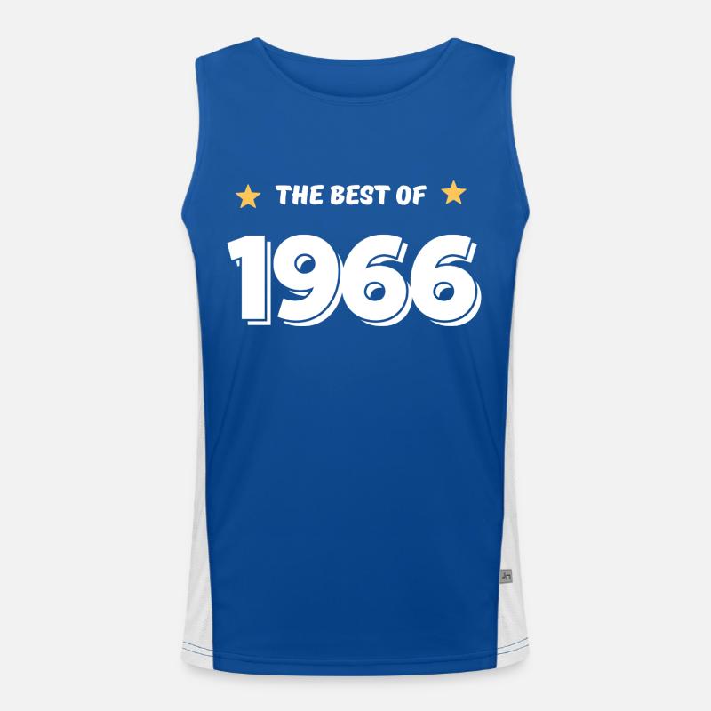 Das Beste von 1966 Funktionelles Kontrast-Tank Top für Männer 