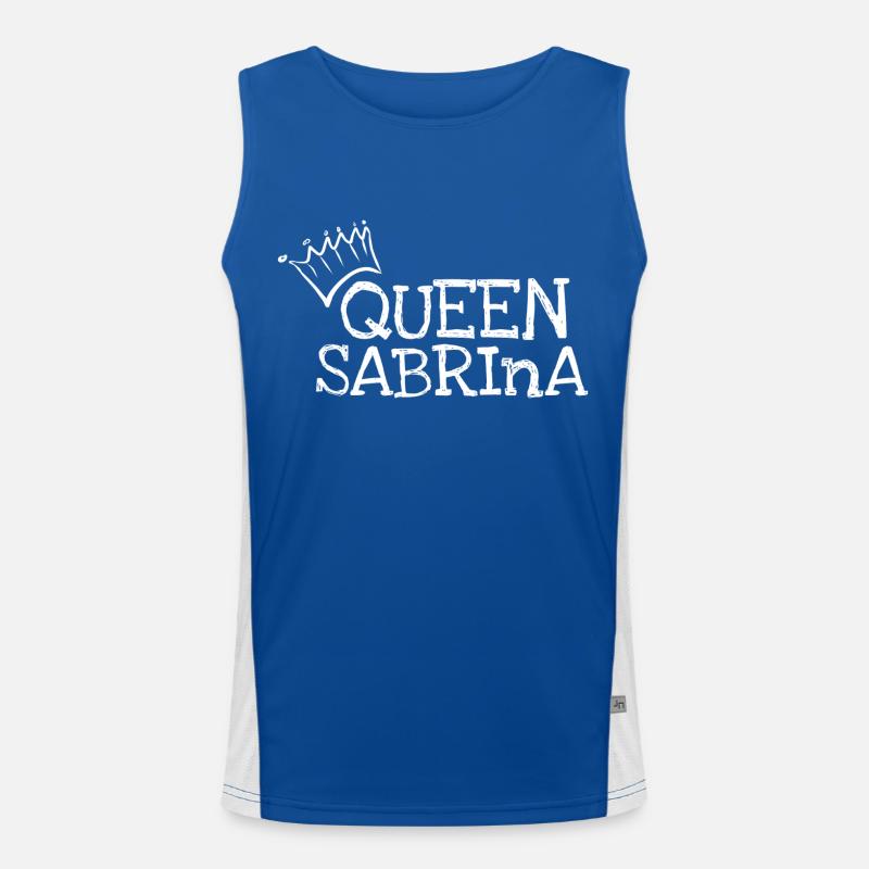 First name Sabrina Men's Functional Contrast Tank Top 