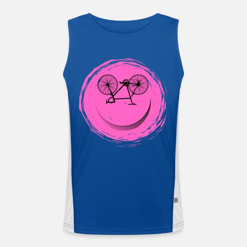 Bicycle Face Men's Functional Contrast Tank Top 