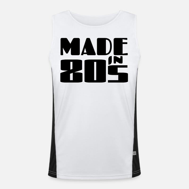 MadMade dans les années 80 Débardeur respirant contrasté Homme 