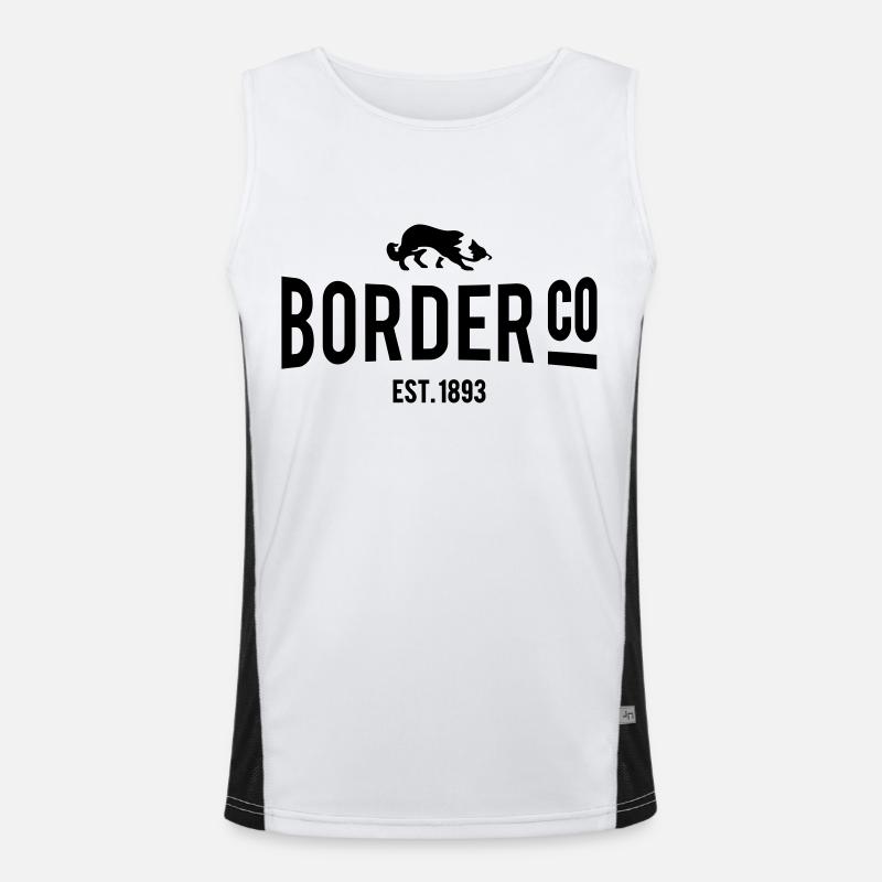 Border Co Débardeur respirant contrasté Homme 