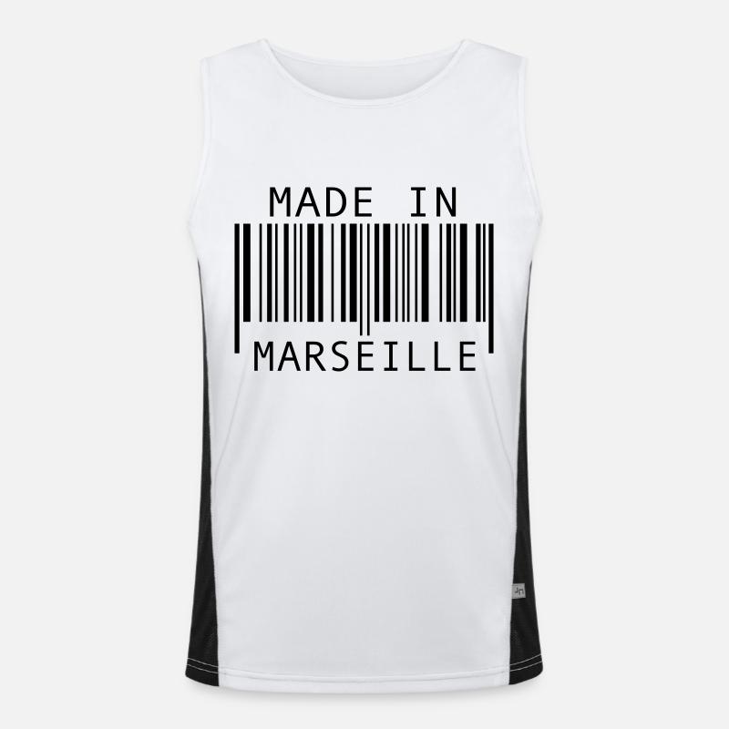 Made in Marseille Funktionelles Kontrast-Tank Top für Männer 