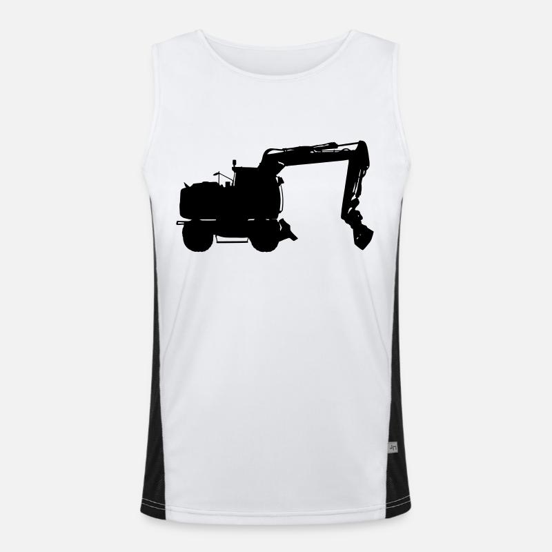 Bagger Funktionelles Kontrast-Tank Top für Männer 