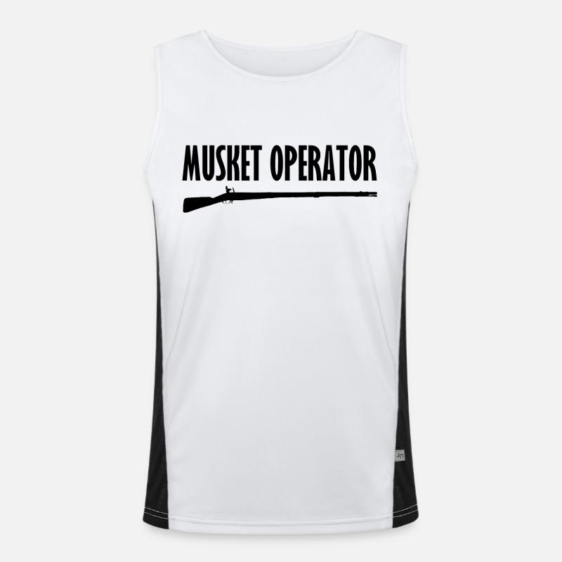 Musket operator Men's Functional Contrast Tank Top 