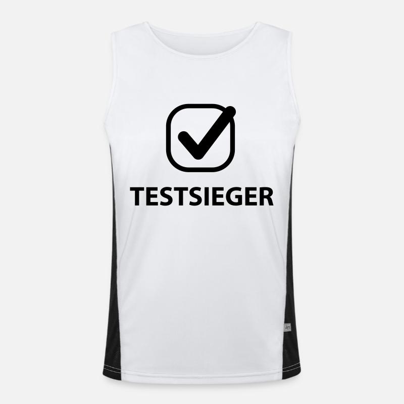 Test de Sieger Design Débardeur respirant contrasté Homme 