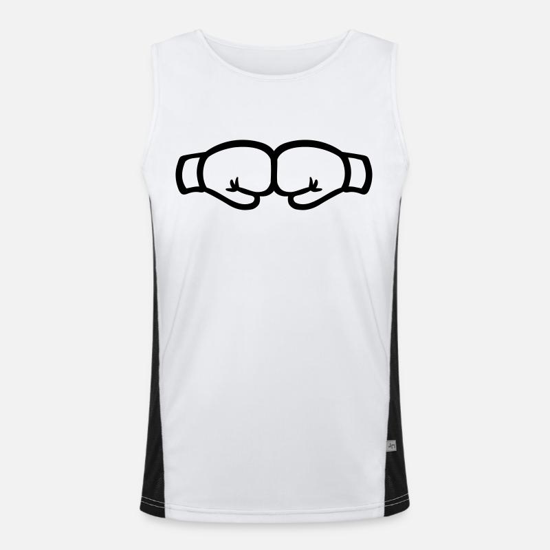 Boxe Débardeur respirant contrasté Homme 