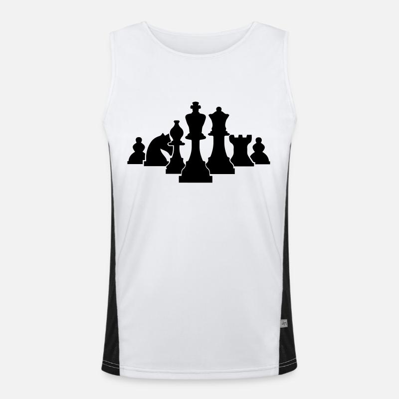 échecs Débardeur respirant contrasté Homme 