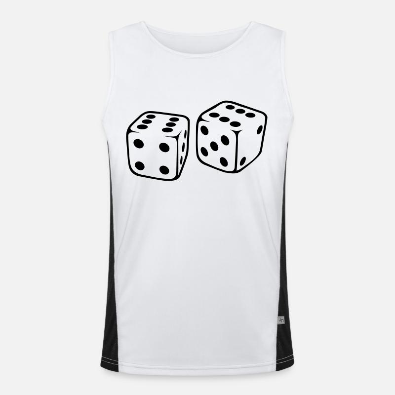 Dé Débardeur respirant contrasté Homme 