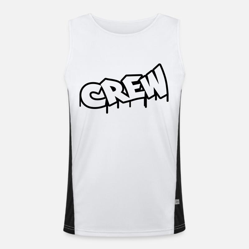 crew Débardeur respirant contrasté Homme 