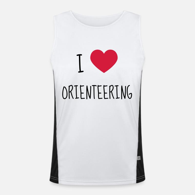 Orienteering Orientierungslauf Orientation Men's Functional Contrast Tank Top 