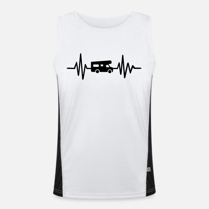 Camping Débardeur respirant contrasté Homme 