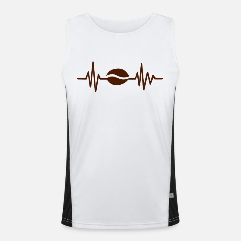 Coffee Men's Functional Contrast Tank Top 