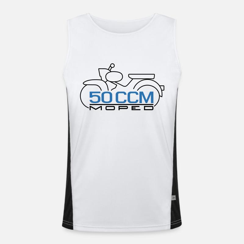 Moped Star 50 ccm Emblem Funktionelles Kontrast-Tank Top für Männer 