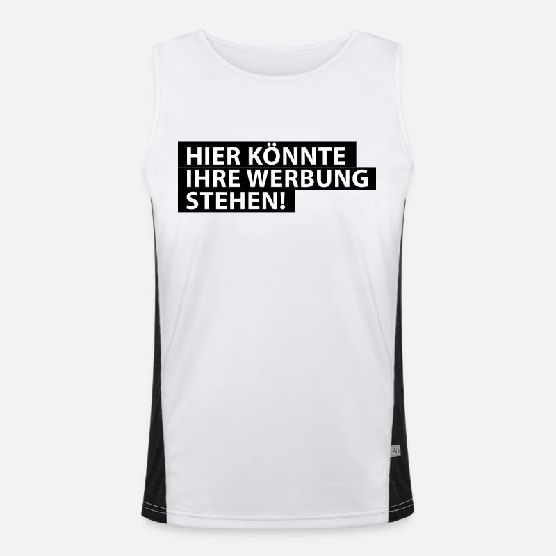 Hier könnte Ihre Werbung Stehen! Funktionelles Kontrast-Tank Top für Männer 