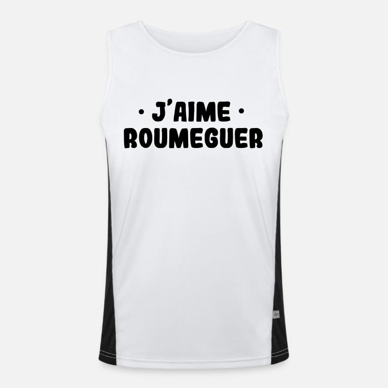 J'aime roumeguer expression Aveyron Débardeur respirant contrasté Homme 