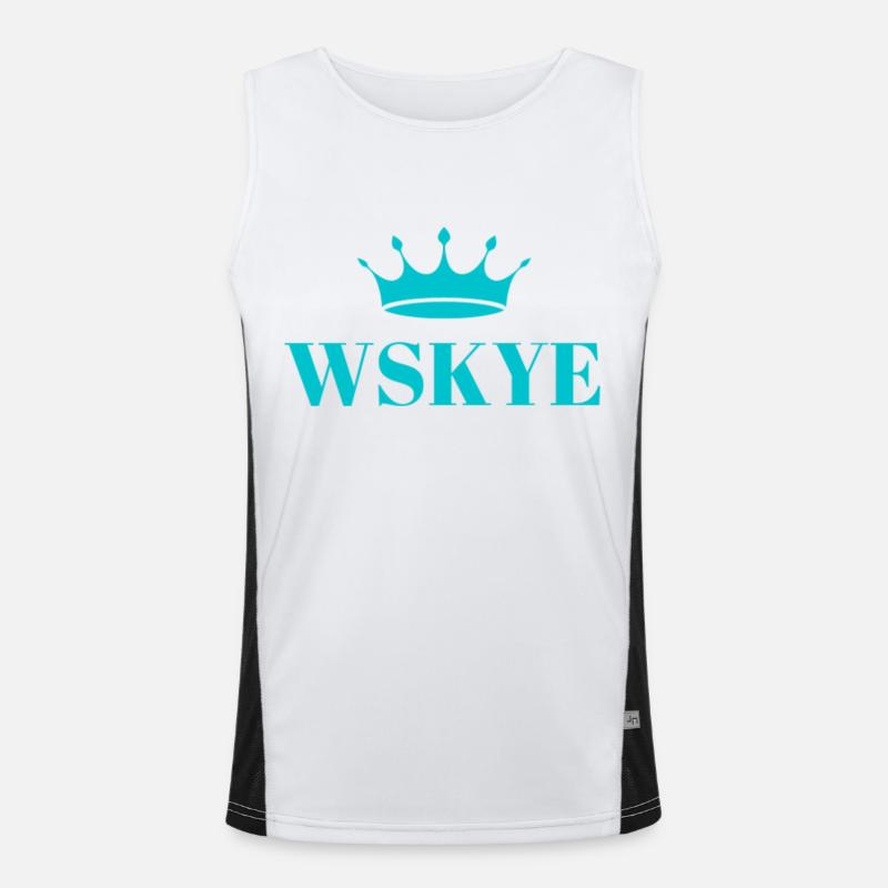 wskye Funktionelles Kontrast-Tank Top für Männer 