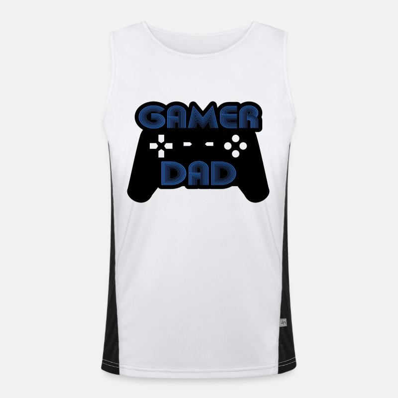 Gamer dad Débardeur respirant contrasté Homme 