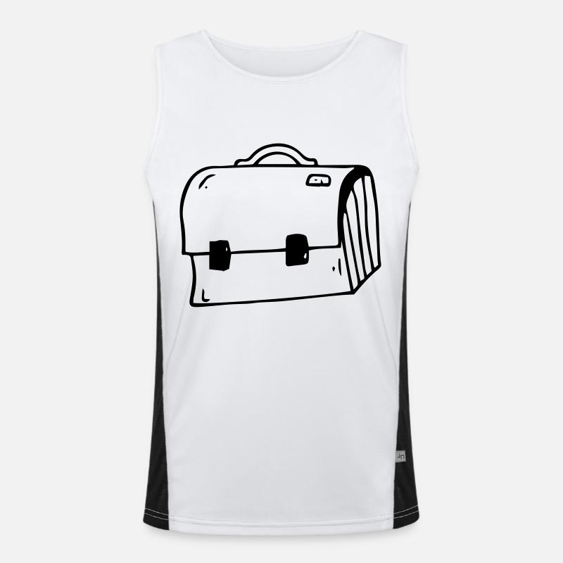 Briefcase Briefcase Gift Idea Men's Functional Contrast Tank Top 