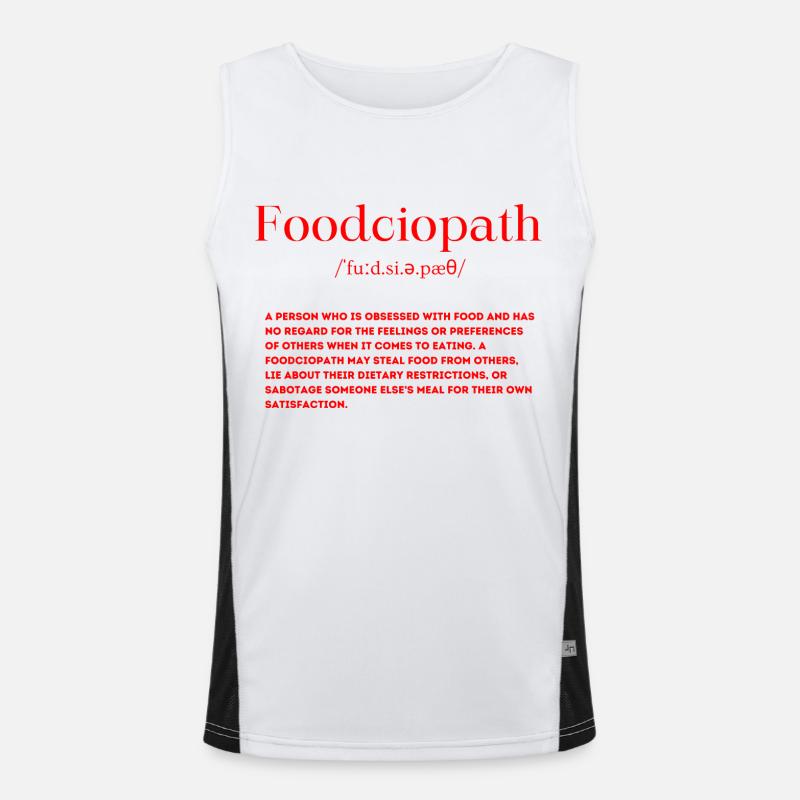 Définition de Foodciopath Débardeur respirant contrasté Homme 