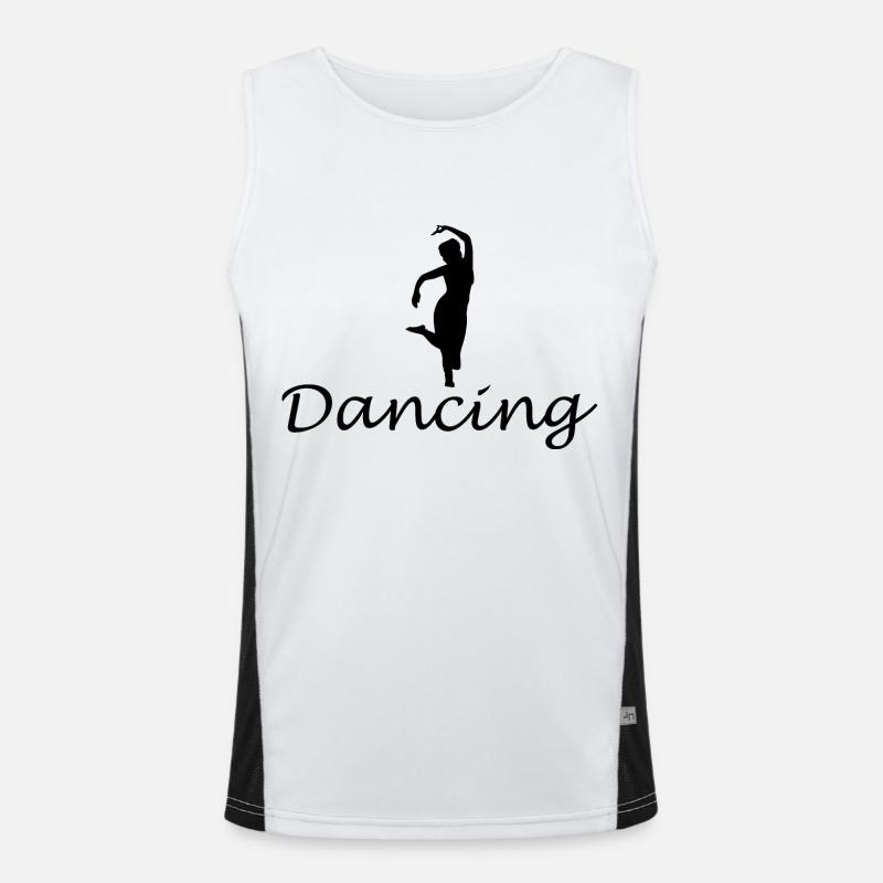 Danse Musique de danse Débardeur respirant contrasté Homme 