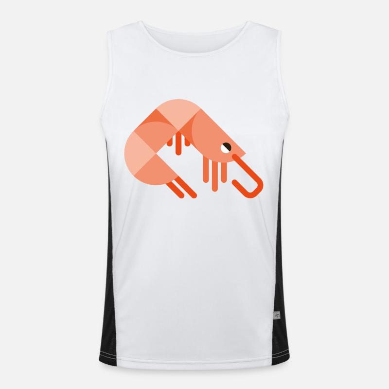 Meerestiere Funktionelles Kontrast-Tank Top für Männer 