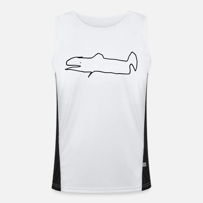 Forelle Funktionelles Kontrast-Tank Top für Männer 