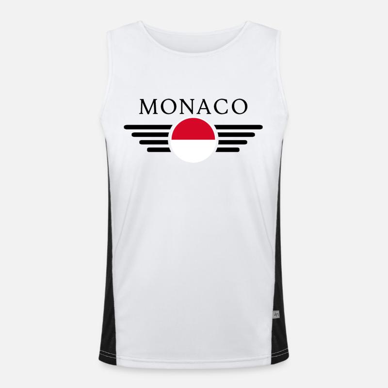 Monaco Still T-Shirt Men's Functional Contrast Tank Top 