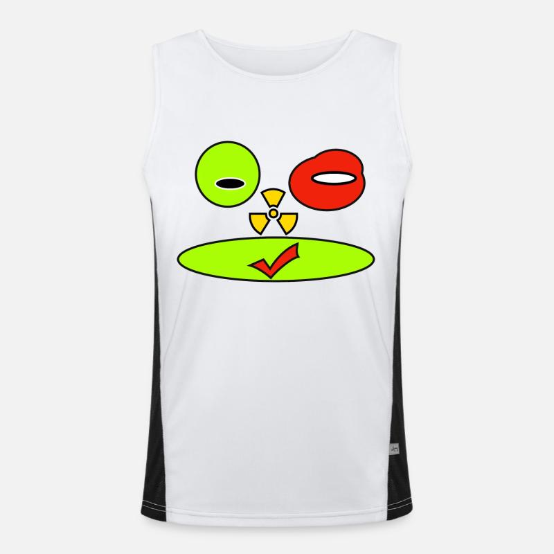 Außerirdischer Funktionelles Kontrast-Tank Top für Männer 