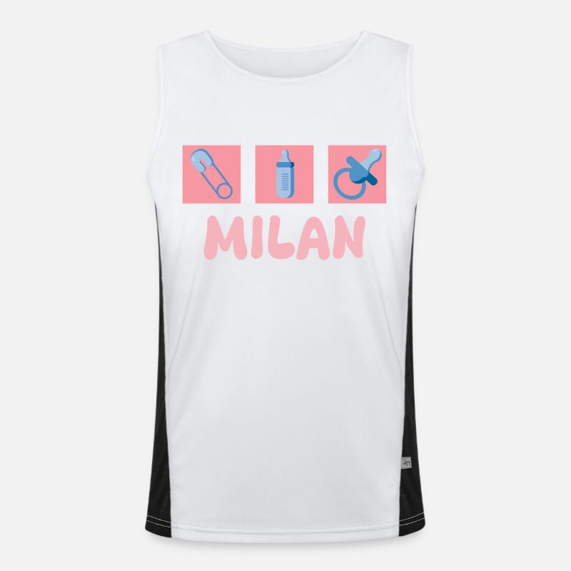 Pacifier Milan Men's Functional Contrast Tank Top 