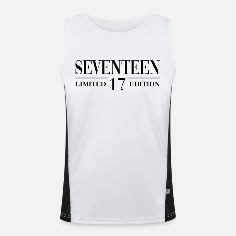 17th Birthday Gift Idea Men's Functional Contrast Tank Top 
