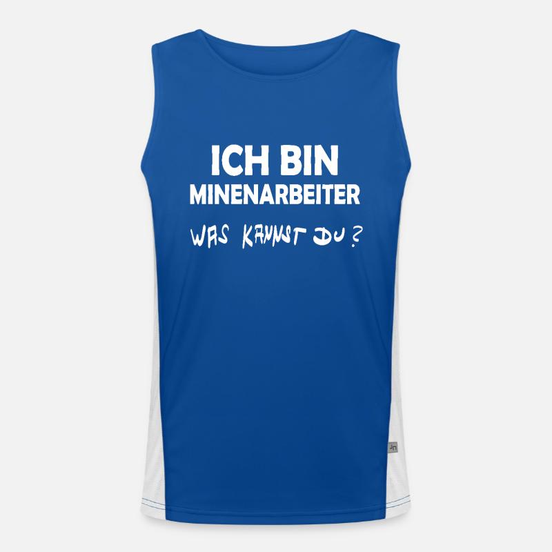 Profession : Mineur Débardeur respirant contrasté Homme 