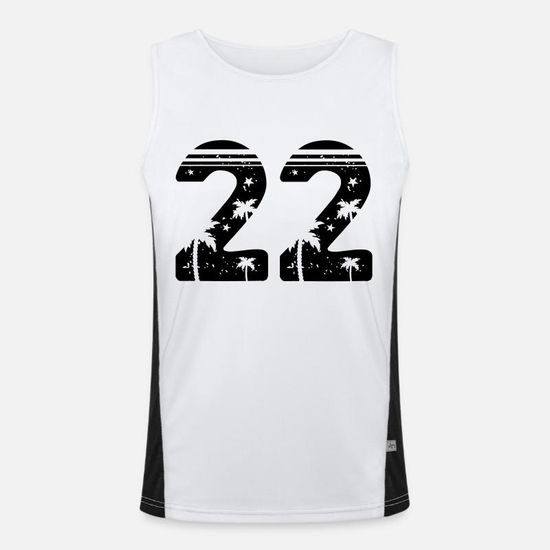 22 Débardeur respirant contrasté Homme 