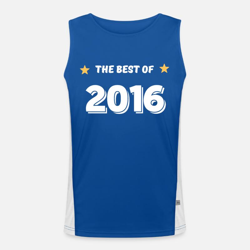 Das Beste aus 2016 Funktionelles Kontrast-Tank Top für Männer 