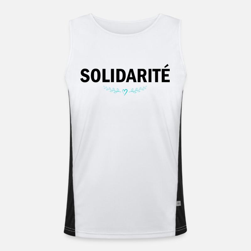 Solidarité Débardeur respirant contrasté Homme 