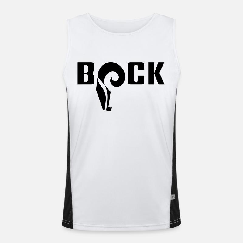bock Funktionelles Kontrast-Tank Top für Männer 