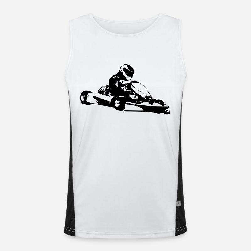 Kart Funktionelles Kontrast-Tank Top für Männer 