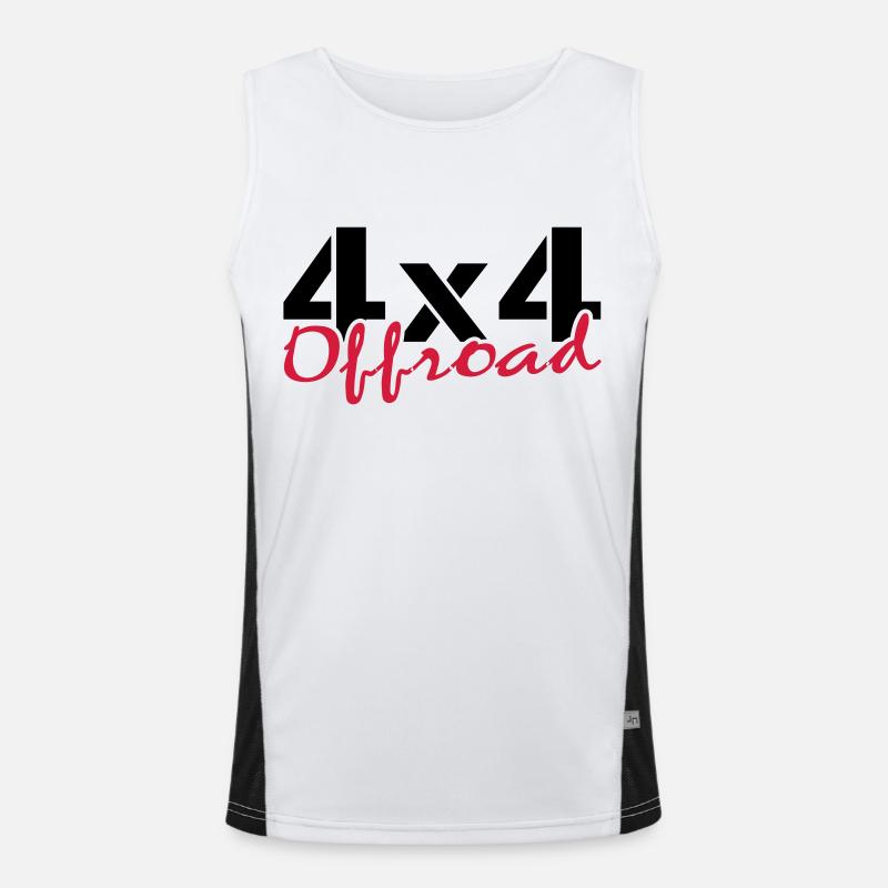offroad Funktionelles Kontrast-Tank Top für Männer 