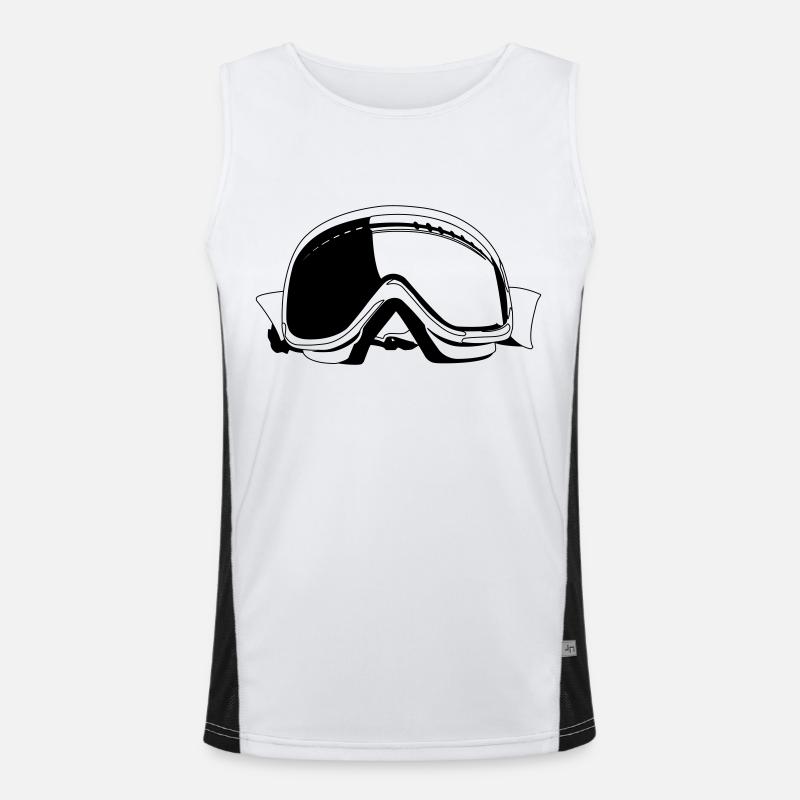 Skibrille Funktionelles Kontrast-Tank Top für Männer 